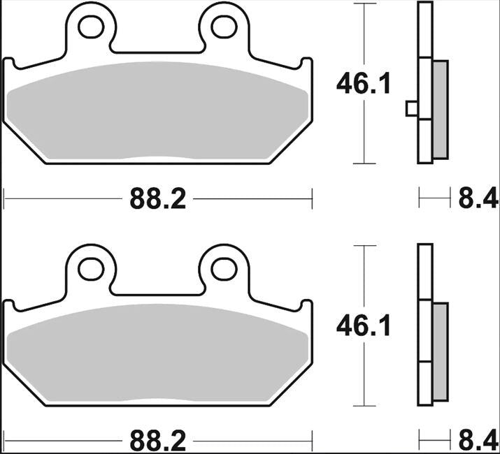 Suzuki Burgman 04 - 24 m.fl. bremseklodser, Carbon keramisk (OEM) - Brembo - Pitboxen.dk