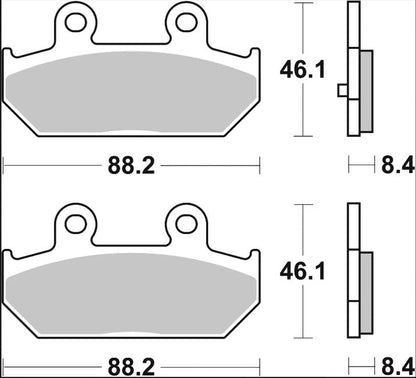 Suzuki Burgman 04 - 24 m.fl. bremseklodser, Carbon keramisk (OEM) - Brembo - Pitboxen.dk