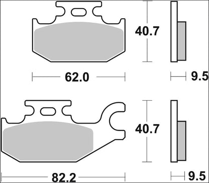 Suzuki Burgman 07 - 19 m.fl. bremseklodser, Carbon keramisk (OEM) - Brembo - Pitboxen.dk