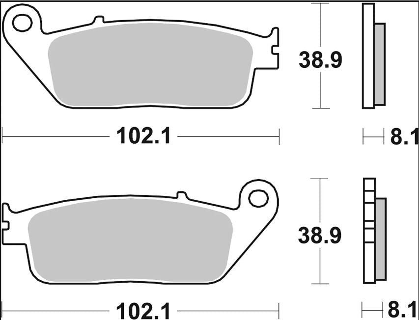 Suzuki Burgman Executive 04 - 19 m.fl. bremseklodser, Carbon keramisk (OEM) - Brembo - Pitboxen.dk