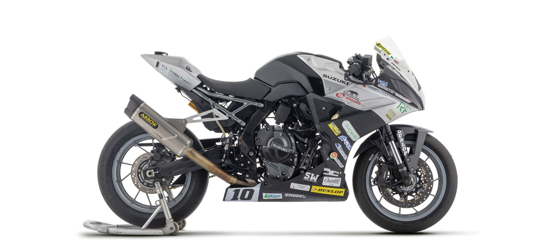 Arrow competition full system til Suzuki GSX8R. Full titanium for Road Racing
