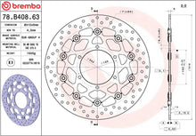 Suzuki GSX - R 750 08 - 18 m.fl. bremseskive for, ORO flydende - Brembo - Pitboxen.dk