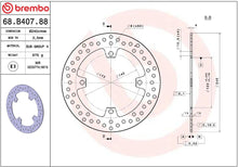 Suzuki RM - Z 450 05 - 17 m.fl. bremseskive bag, ORO fast - Brembo - Pitboxen.dk