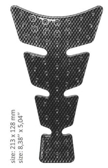 Tankpad - "Dome bubbles" - Carbon - Pitboxen.dk