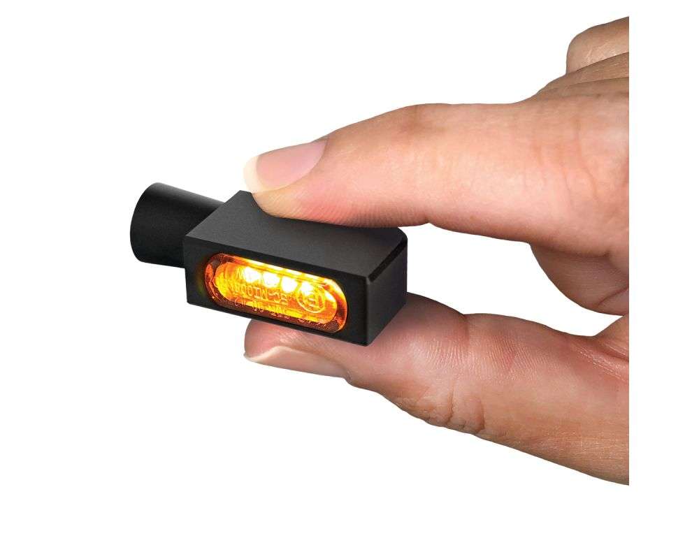 Heinz Bikes Blokk line micro led blinklys til mc