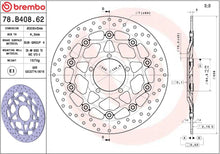 Triumph STREET TRIPLE 675 08 - 12 m.fl. bremseskive for, ORO flydende - Brembo - Pitboxen.dk