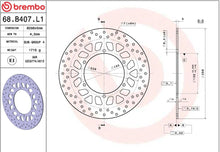Yamaha Diversion 98 - 03 m.fl. bremseskive for, ORO fast - Brembo - Pitboxen.dk