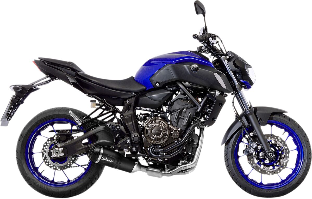 Yamaha MT - 07 / Tracer 700 16 - 20 Full system - LeoVince LV - 1 Evo Black - Pitboxen.dk
