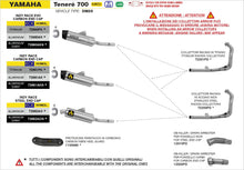 Yamaha Teneré 700 2025- Arrow udstødning. Slip-on udstødninger, komplette udstødninger, manifold/forrør. Find det hos Pitboxen.dk