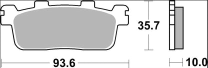 Yamaha X - Max 13 - 16 m.fl. bremseklodser, Carbon keramisk (OEM) - Brembo - Pitboxen.dk