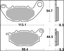 Yamaha YZF-R3 15-24 m.fl. bremseklodser, Carbon keramisk CC - Brembo 07YA52CC