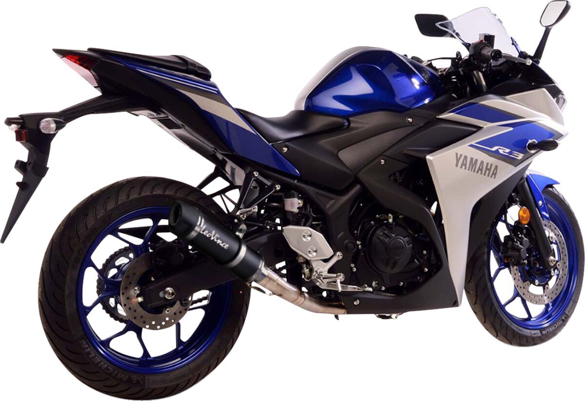 Yamaha YZF - R3 / MT - 03 15 - 20 Full system - LeoVince GP Corsa EVO - Pitboxen.dk